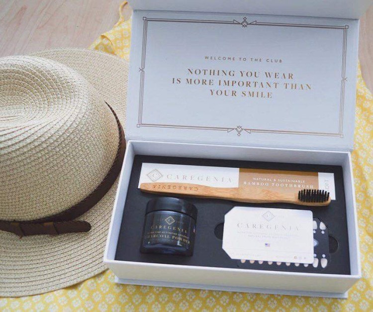 I posted a natural teeth whitening giveaway on my Instagram yesterday, in which I’ll be gifting one of my Instagram followers a complete Caregenia kit. It’s my favorite set to use because it’s made in the USA, cruelty-free, and vegan friendly.