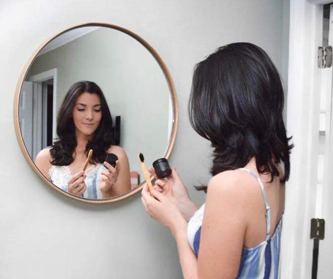 I posted a natural teeth whitening giveaway on my Instagram yesterday, in which I’ll be gifting one of my Instagram followers a complete Caregenia kit. It’s my favorite set to use because it’s made in the USA, cruelty-free, and vegan friendly.